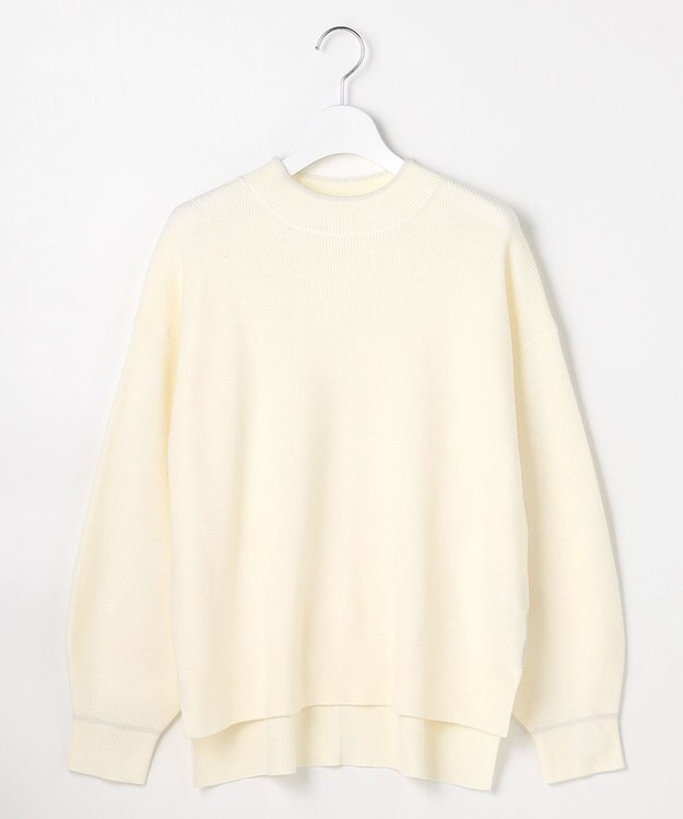 ANY SIS S ラインポイント ニット オフ