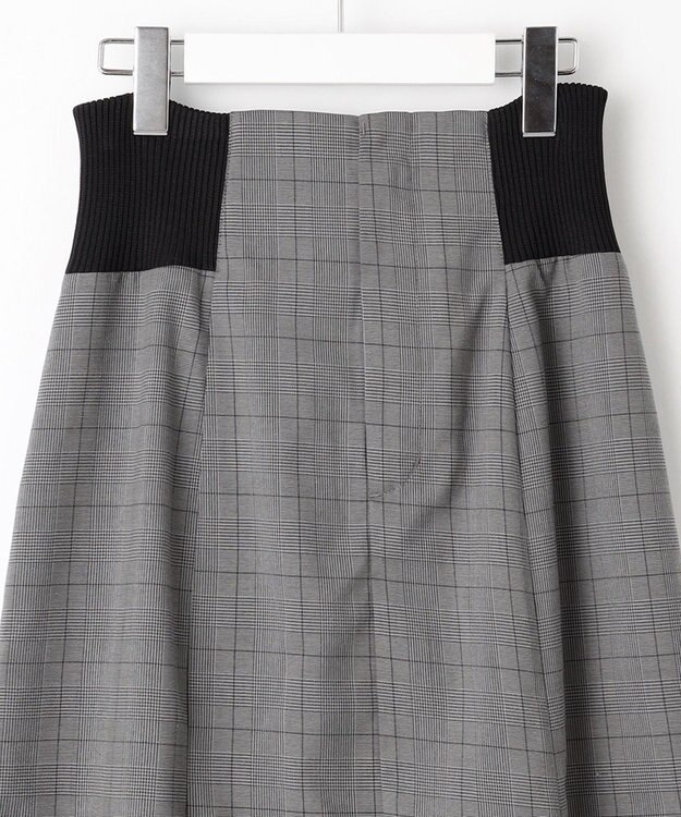 Feroux 【古畑星夏さん着用・洗える】サイドリブマーメイド スカート ホワイト系2