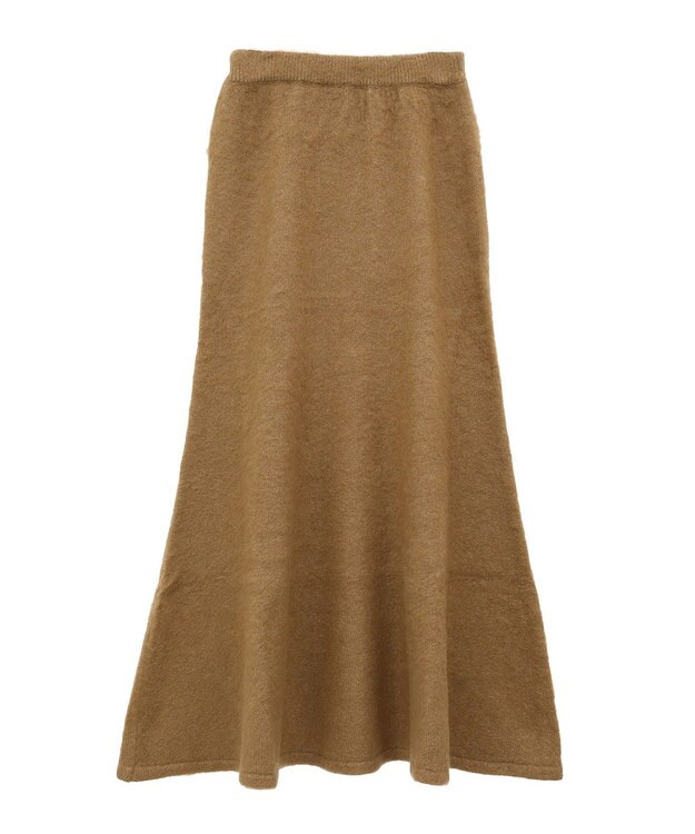 Green Parks ナローニットスカート Beige