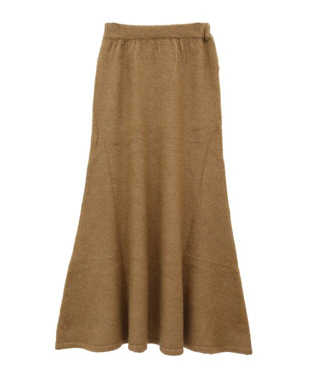 Green Parks ナローニットスカート Beige