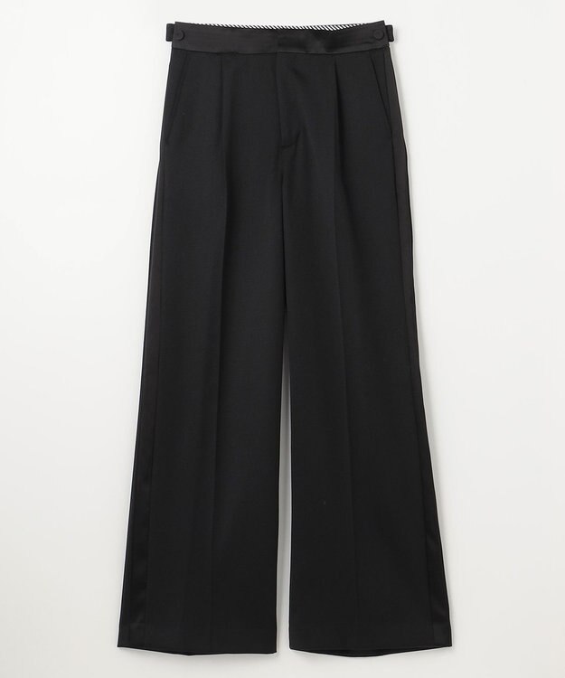 GRACE CONTINENTAL タキシードワイドパンツ ブラック
