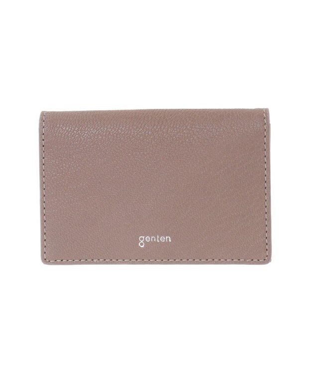 genten フレスコ 名刺入れ ローズグレー