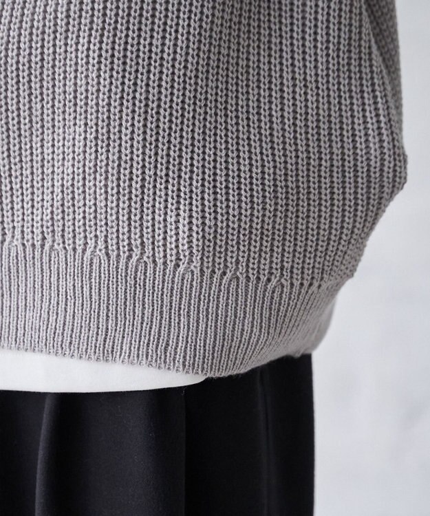 WEGO オーバーフィットカーディガン ライトグレー