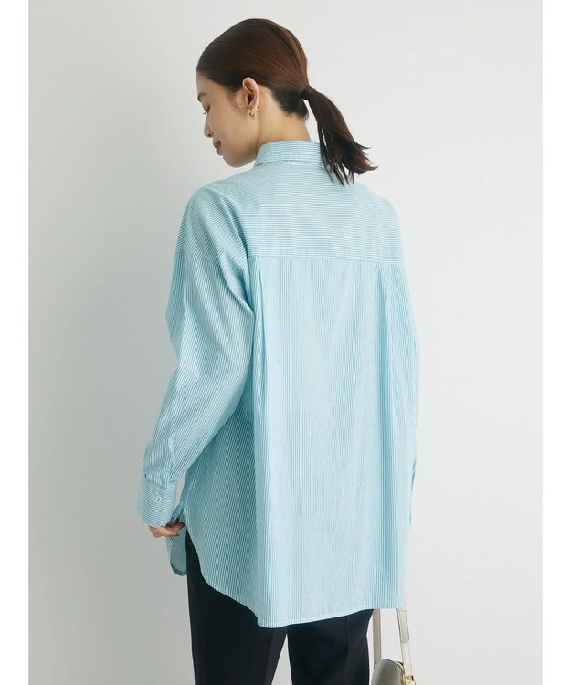 Green Parks アソートストライプシャツ Green