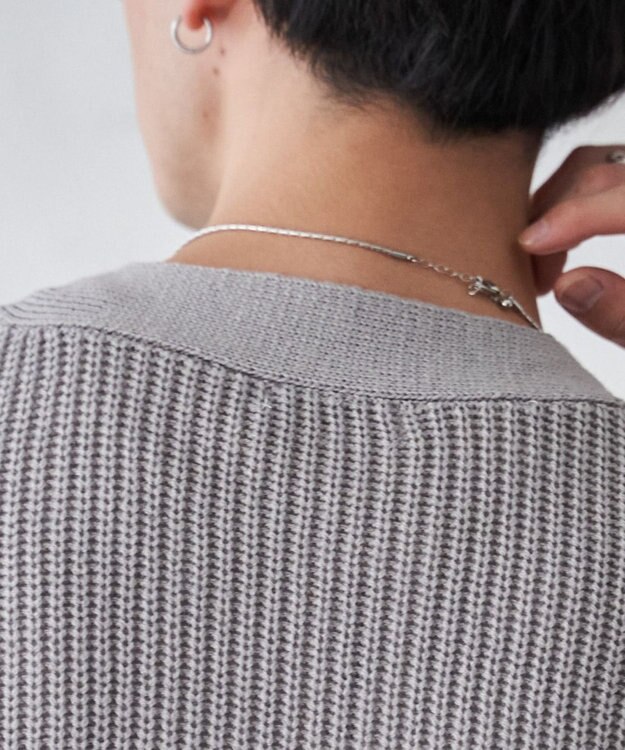 WEGO オーバーフィットカーディガン ライトグレー