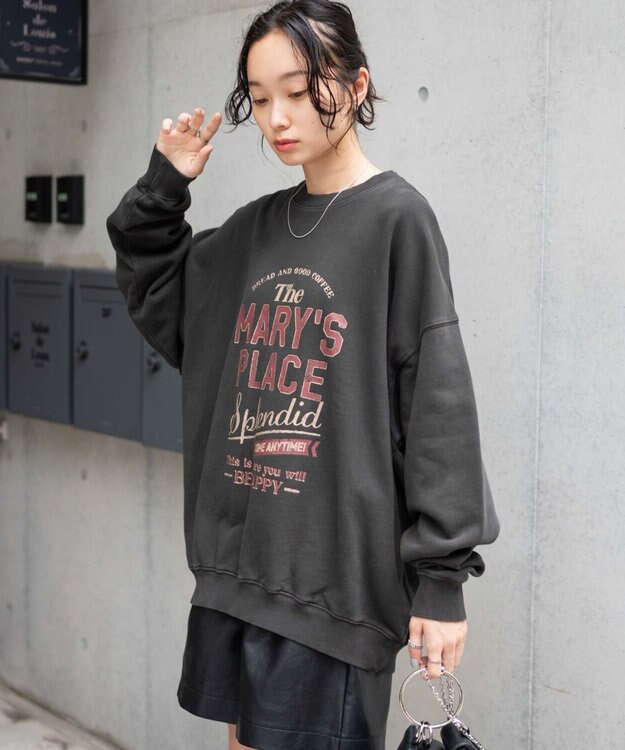 WEGO ピグメントスウェット 柄2