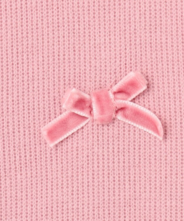 ANY KIDS 音符ボタンカーディガン ピンク