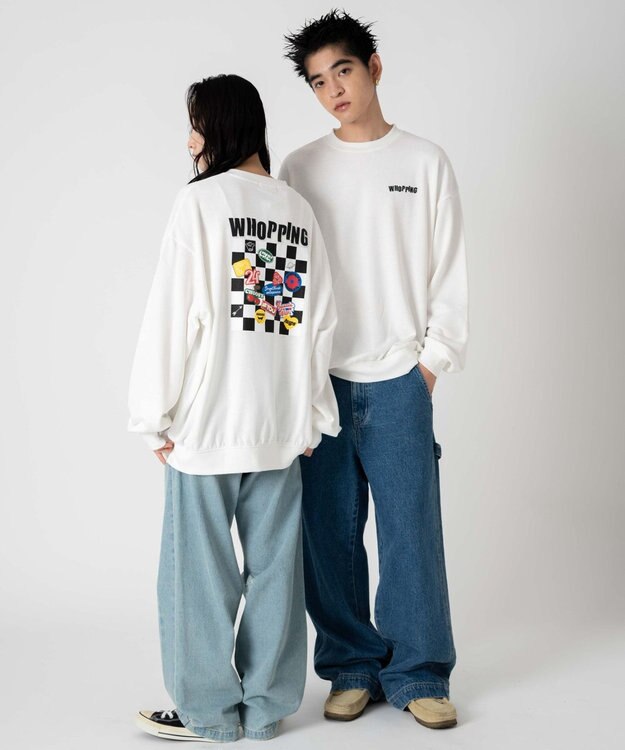 WEGO 【ユニセックス着用ITEM/SMLサイズ展開】アソートグラフィックプルオーバー 柄33