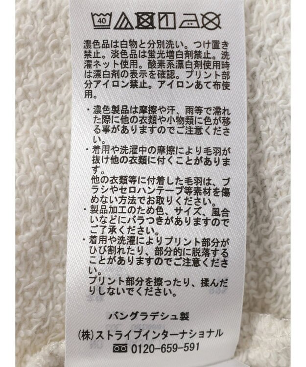 AMERICAN HOLIC ミニ裏毛ロゴカットプルオーバー2 Oatmeal