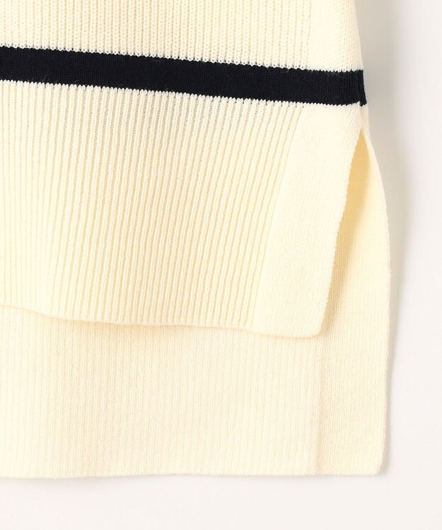 ANY L 【洗濯機可能】チルデンニットベスト アイボリー系