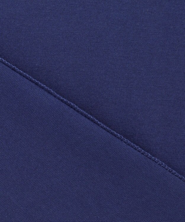 UNFILO ハイネッククロップドTシャツ ブルー