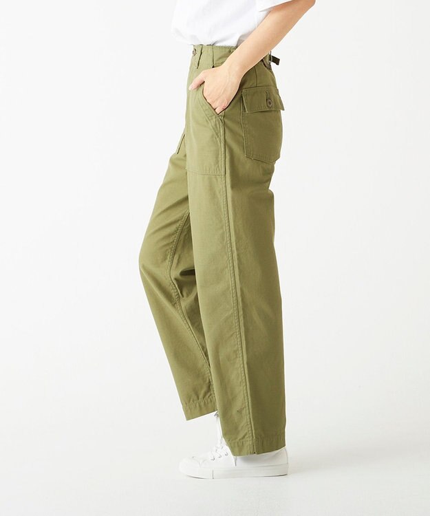 caqu classic baker pants ストレートベーカーパンツ olive