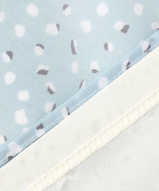 J.PRESS LADIES S 【洗える】hand drawn dots ボトルネック カットソー サックスベース系