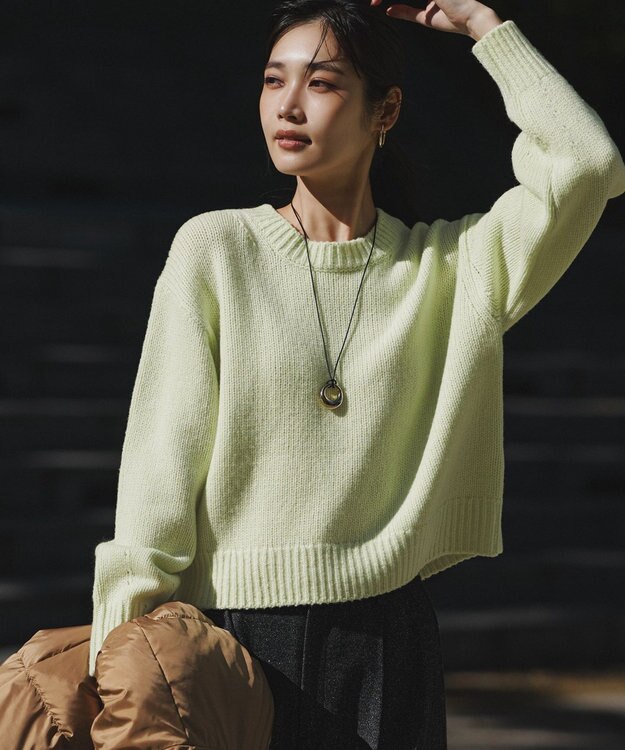 23区 【GISELe掲載】ウールカシミヤ パフスリーブ ニット