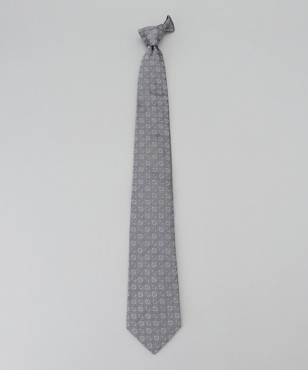 GOTAIRIKU GOTAIRIKU別注【日本製】シルク ネクタイ_小紋柄 ライトグレー系8