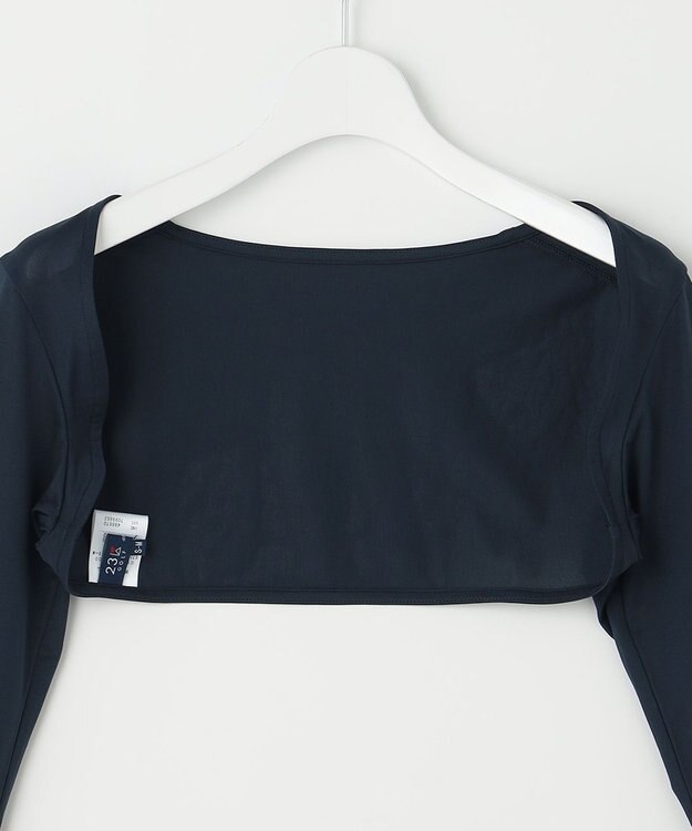 23区GOLF ズレ知らずで快適に対策【UVケア】【吸水速乾】UVボレロ ネイビー系