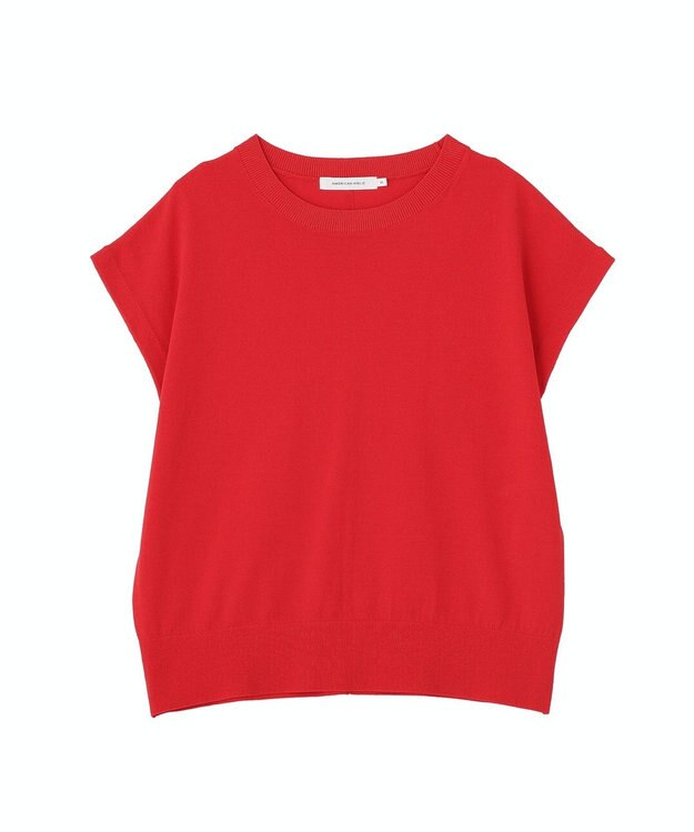 AMERICAN HOLIC フレンチスリーブニットプルオーバー Red