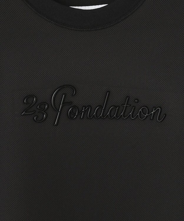 23区GOLF タウンユースにも使える【23Fondation/MEN】BASIC トレーナー ブラック系