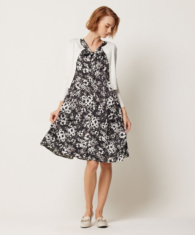 TOCCA 【洗える】FLOWER ROAD ドレス ブラック系5