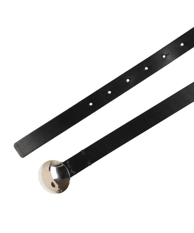 UNBILLION カカトゥ kakatoo / サークルバックル牛革ベルト ブラック