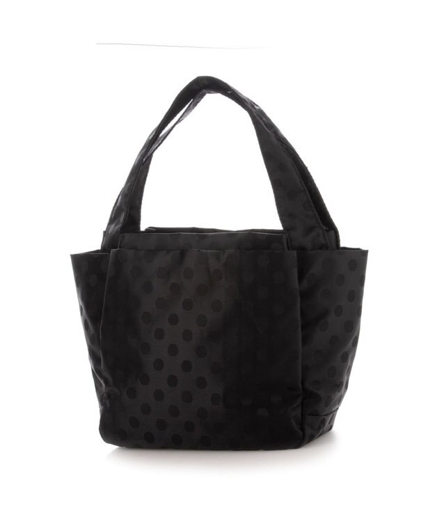 Y'SACCS 【Y’SACCS vous et】ドットジャカードトート Sサイズ ブラック