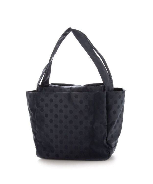 Y'SACCS 【Y’SACCS vous et】ドットジャカードトート Sサイズ ネイビー