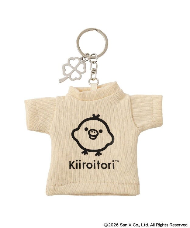 earth music&ecology 【予約】リラックマ×earth Tシャツモチーフキーホルダー アイボリー