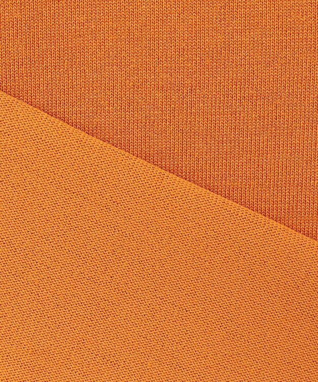 ANY 【洗濯機可】フレンチスリーブニットプルオーバー オレンジ