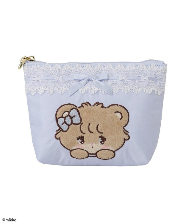 Maison de FLEUR Lil ala mode ポーチ Light Blue