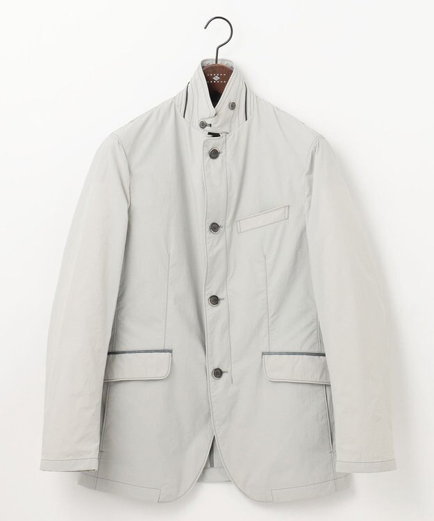 JOSEPH ABBOUD 【軽量/ECO撥水】ナイロンワッシャー ジャケット ライトグレー系
