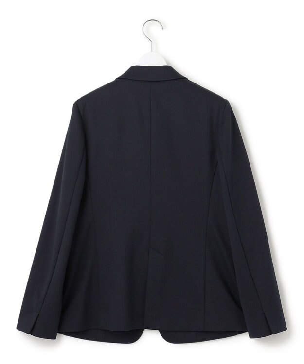 23区 L 【洗える】トリアセジャージー テーラードジャケット ネイビー系