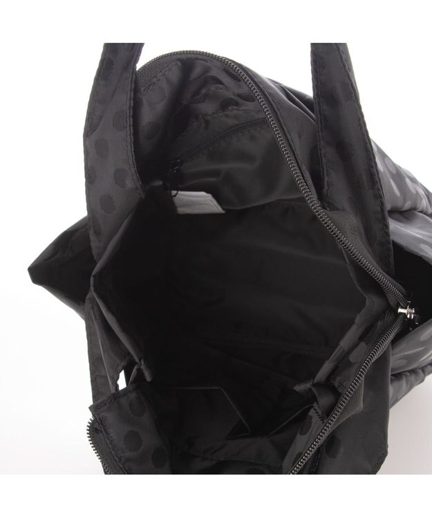 Y'SACCS 【Y’SACCS vous et】ドットジャカードトート Sサイズ ブラック