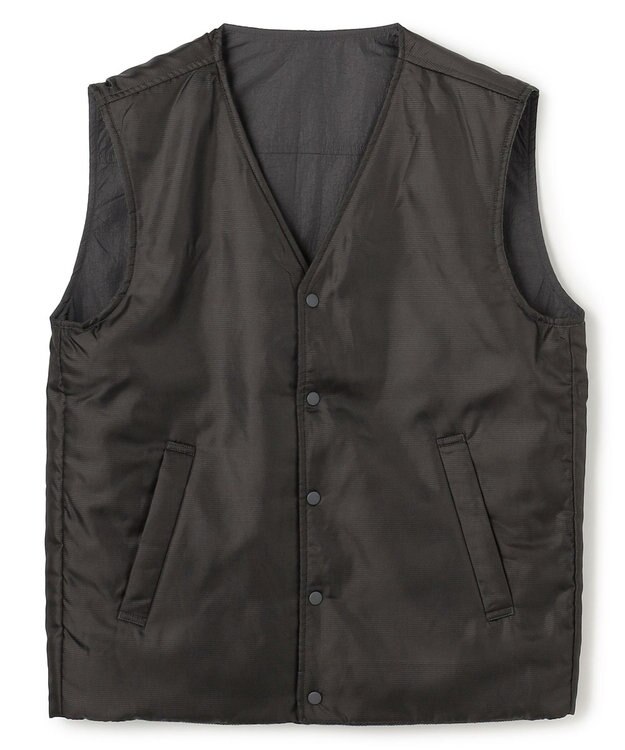 JOSEPH HOMME 【2WAY】パデットニットブロック　リバーシブルベスト グレー系