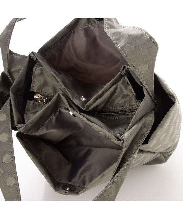 Y'SACCS 【Y’SACCS vous et】ドットジャカードトート Sサイズ グレー