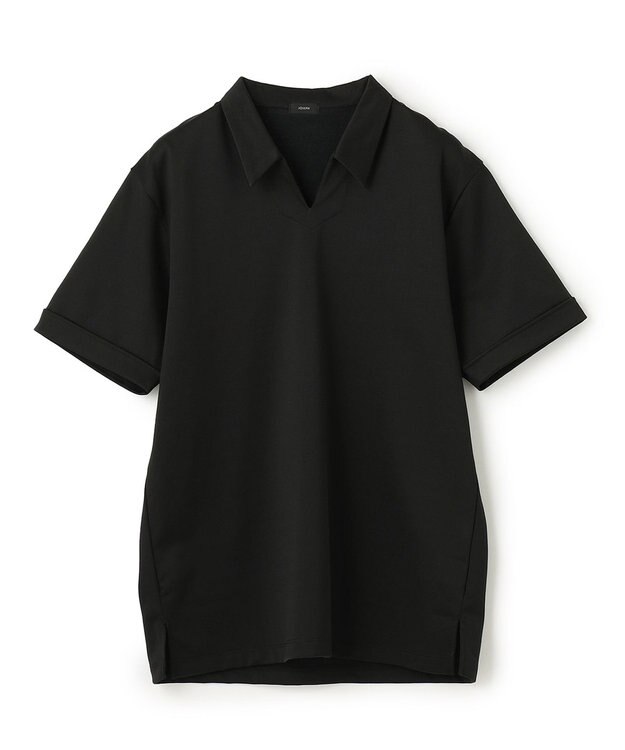 JOSEPH HOMME コットンナイロンテリー　スキッパー ブラック系