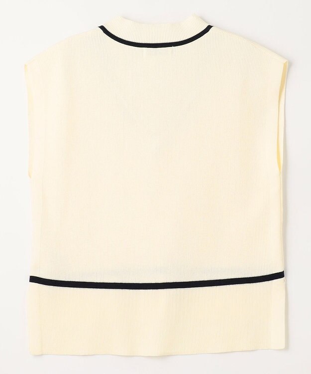 ANY L 【洗濯機可能】チルデンニットベスト アイボリー系