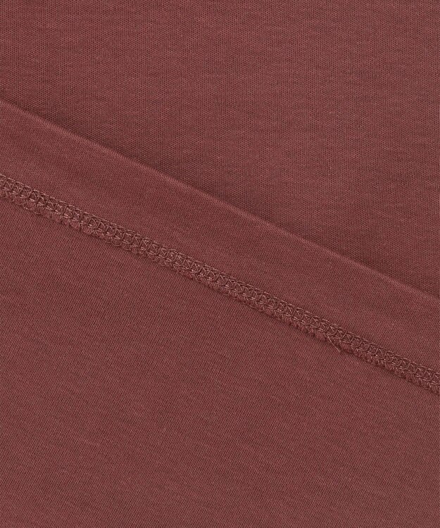 ANY 【UVケア】ビューティーベーシックモックネック半袖プルオーバー ボルドー