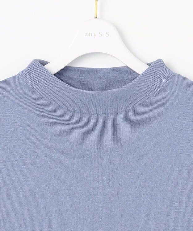 ANY SIS 【好印象企画】ニット セットアップ ライトブルー