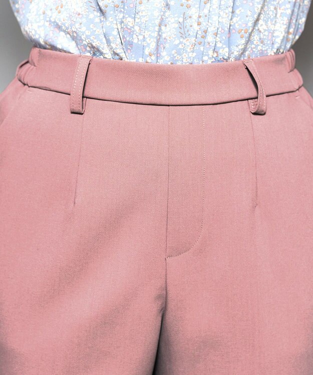 Tiaclasse 【洗える】テーパードパンツ ピンク