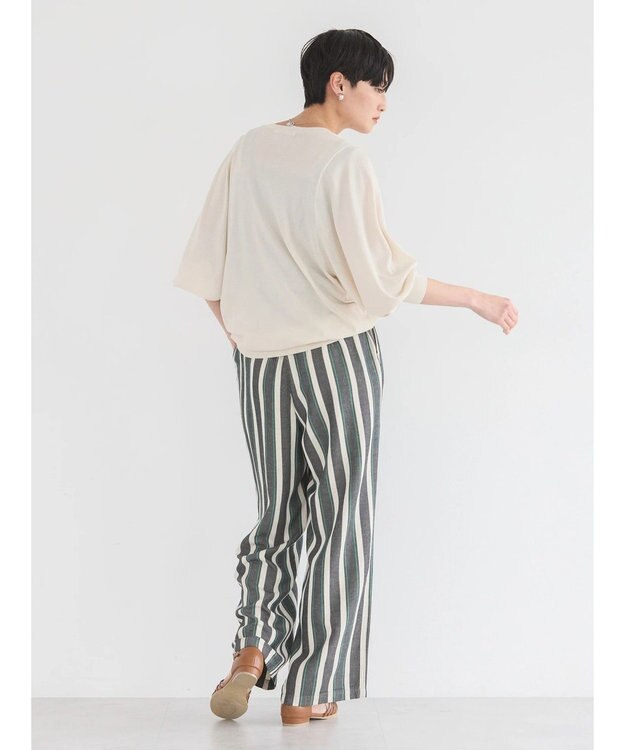 AMERICAN HOLIC ドルマンハイゲージニットプルオーバー Ivory