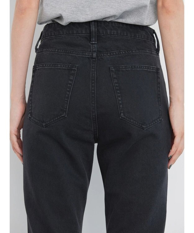 AMERICAN HOLIC マチ付きフレアデニム Black