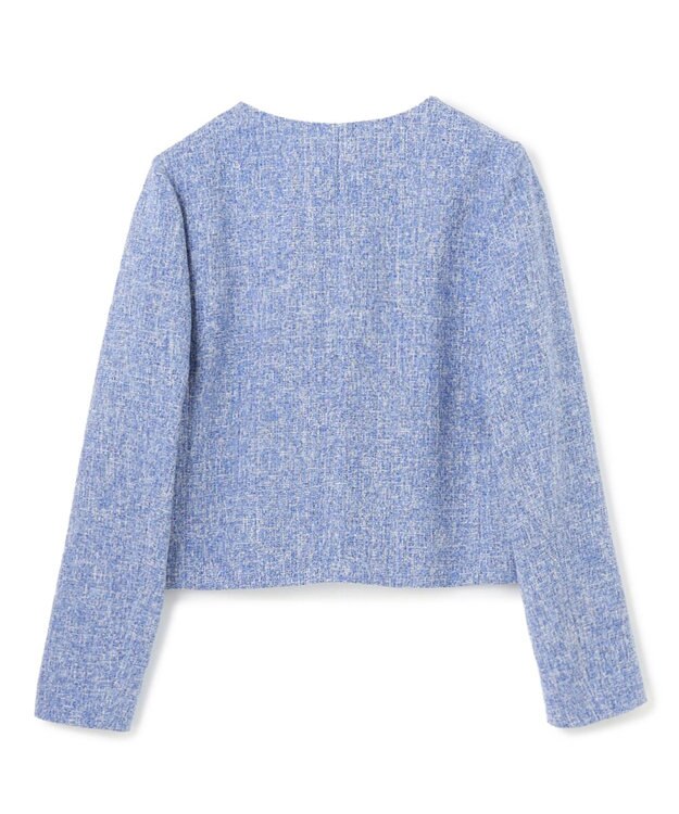 TOCCA 【洗える】MIST TWEED ジャケット ブルー系5