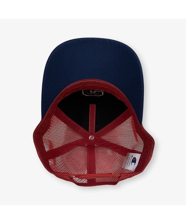 林八百吉商店 Champion キッズ メッシュキャップ ネイビー