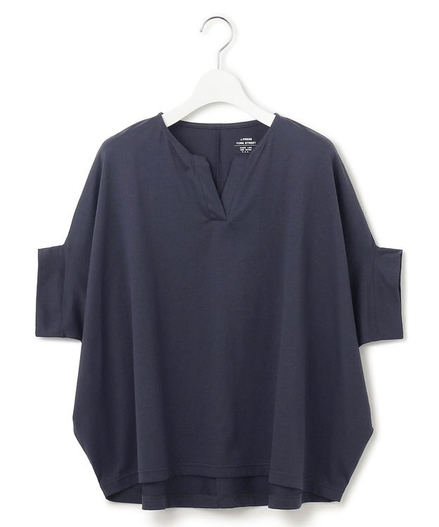 J.PRESS YORK STREET 【WOMEN】【SMOOTH JERSEY】バンザイスリーブ プルオーバー ネイビー系