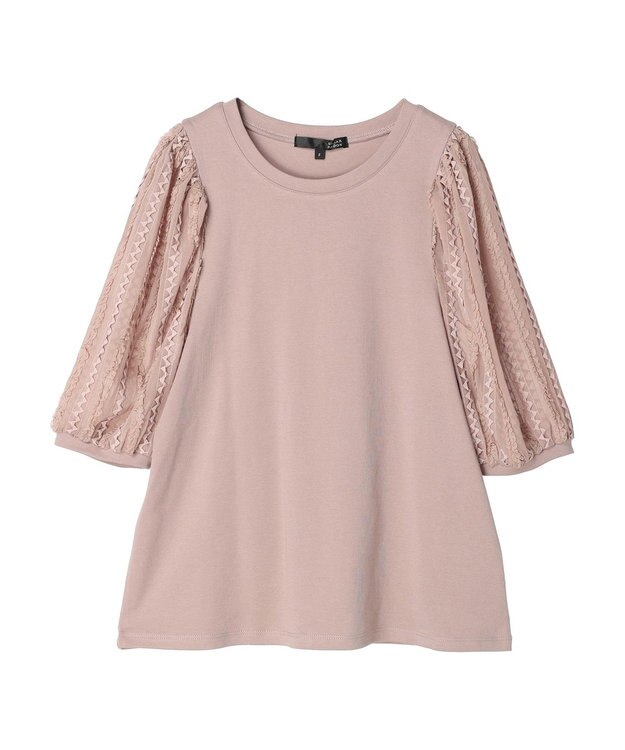 Green Parks ・ＳＵＧＡＲ　ＳＰＯＯＮイソザイスリーブプルオーバー Pink Beige