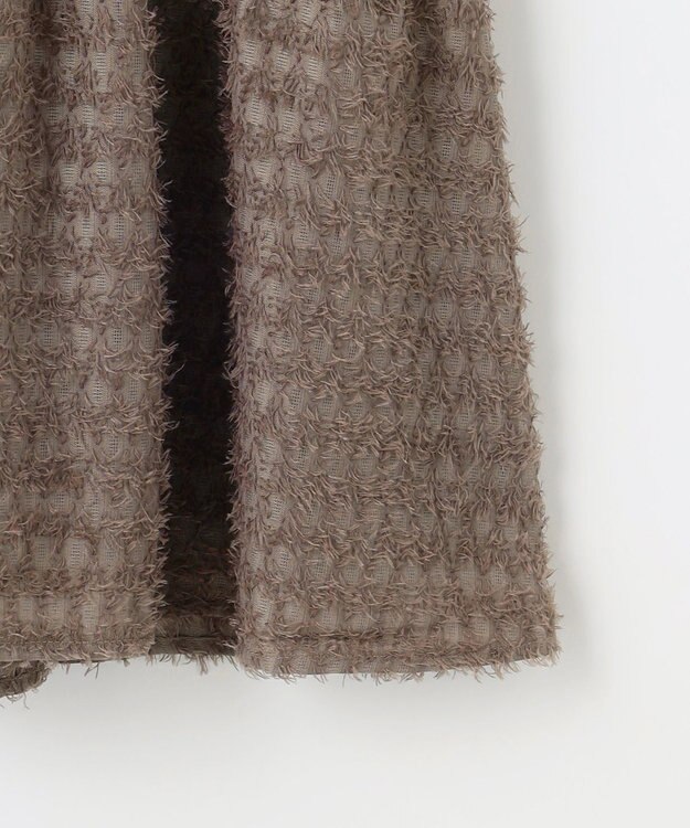 組曲 S 華感フレア カットソー モカグレー系