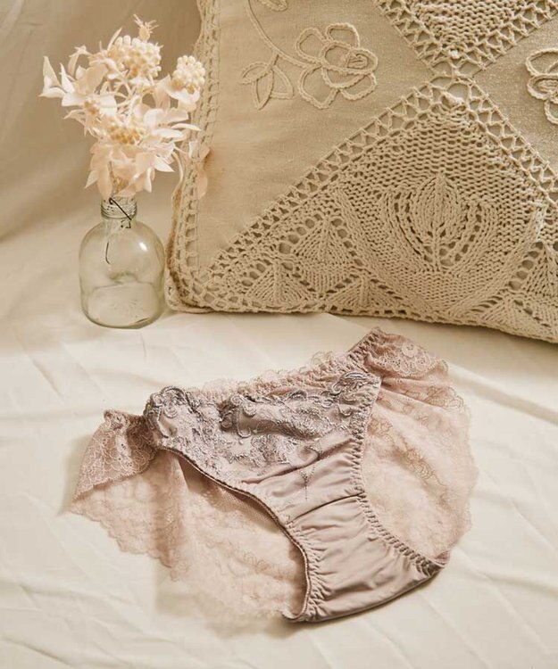 San-ai Resort（三愛水着楽園） エレガントコレクション2310デザインバックレースショーツ  【northerly】 グレージュ