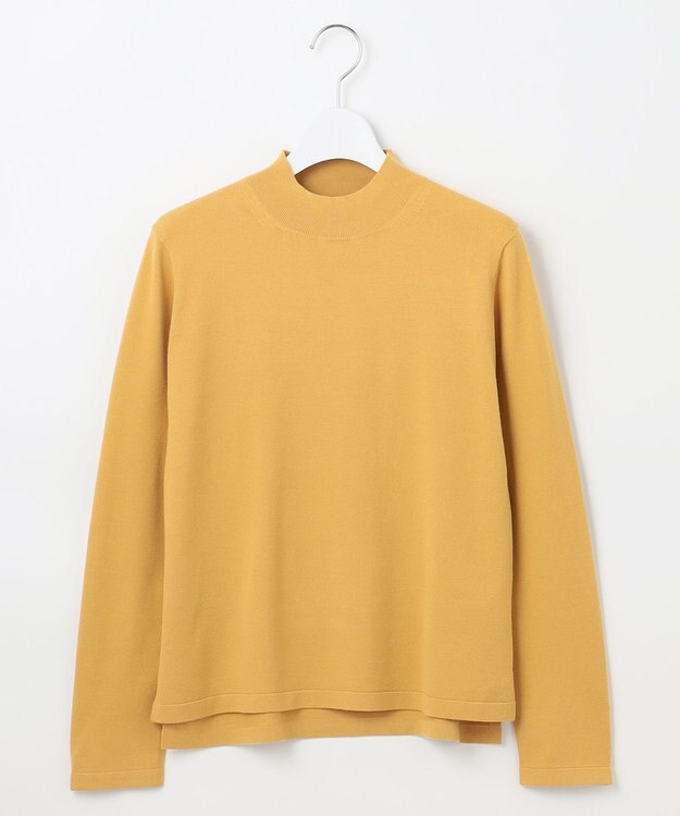 J.PRESS LADIES L 【洗える】PRINCE ハイネック ニット イエロー系