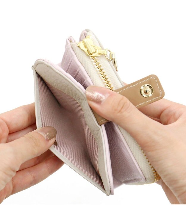 IBIZA フェリース　二つ折り財布 アイボリー