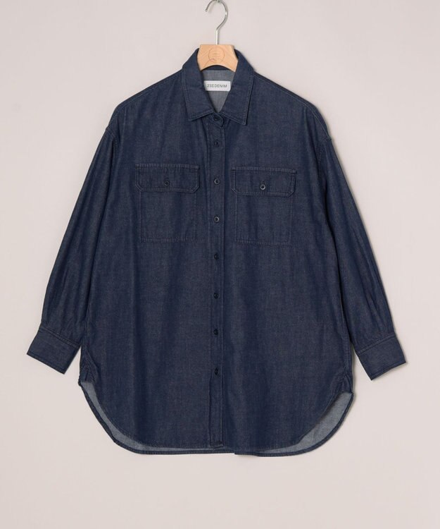 ONWARD Reuse Park 【23区】ブラウス秋冬 ネイビー